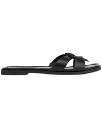 Love Moschino - Sandales En Cuir À Design Noué - Lyst