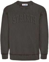 Mc2 Saint Barth - Felpa Con Logo Ricamato - Lyst