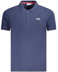 Fila - Logo-Embroidered Polo Shirt - Lyst