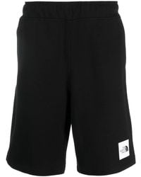 The North Face - Logo-patch Cotton Track Shorts - Lyst