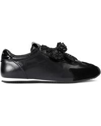 Kurt Geiger - Islington Bow Leather Sneakers - Lyst
