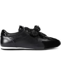 Kurt Geiger - Islington Bow Leather Sneakers - Lyst