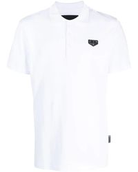 Philipp Plein - Logo-Plaque Polo Shirt - Lyst