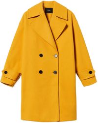 Twinset - Abrigo con doble botonadura - Lyst