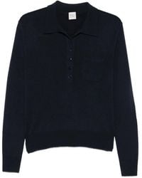 19.61 MILANO - Button-Fastening Polo Top - Lyst