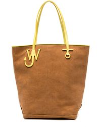 JW Anderson - Anchor Tall Canvas Tote Bag - Lyst