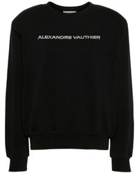 Alexandre Vauthier - Rhinestone-embellished Sweatshirt - Lyst