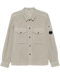 C.P. Company - Lens-Detail Corduroy Shirt Jacket - Lyst