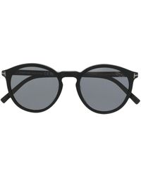 Tom Ford - Sonnenbrille mit rundem Gestell - Lyst