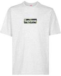 Supreme - Box Logo Cotton T-Shirt - Lyst