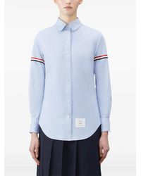 Thom Browne - Oxford Classic Shirt With Armbands - Lyst