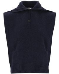 Grifoni - Button-Fastening Knitted Vest - Lyst