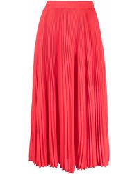Philosophy Di Lorenzo Serafini - Plissé Midi Skirt - Lyst