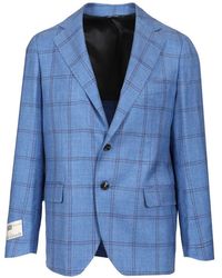 Al Duca d'Aosta - Loro Piana Window Pane-Check Jacket - Lyst