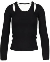 GIMAGUAS - Etoile Layered-Knit Sweater - Lyst
