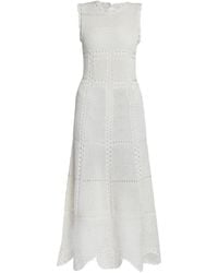 Erdem - Crochet-Knit Flared Dress - Lyst