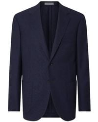 Corneliani - Twill-Weave Notched-Lapels Blazer - Lyst