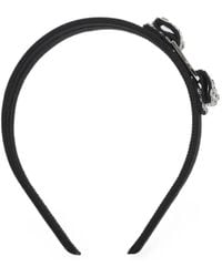 Ferragamo - Vara Bow Crystal-Embellished Headband - Lyst