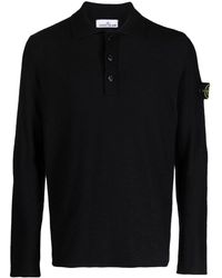 Stone Island - Polo à patch Compass - Lyst