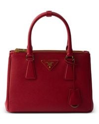 Prada - Kleine Galleria Tote Bag aus Saffiano-Leder - Lyst