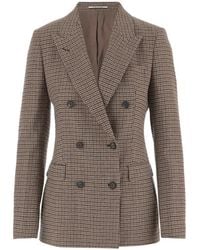 Tagliatore - Parigi Houndstooth-Pattern Blazer - Lyst