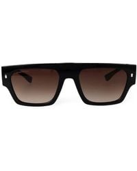 DSquared² - Icon Square-Frame Sunglasses - Lyst