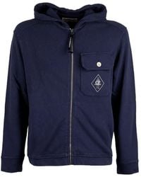 C.P. Company - Malfilè Fleece Zip Hoodie - Lyst