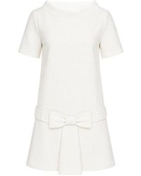 ShuShu/Tong - Bow-Detail Mini Dress - Lyst