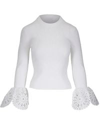 Jonathan Simkhai - Elyse Blouse Met Lange Mouwen - Lyst