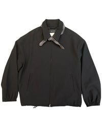 Song For The Mute - Slim Coach Scarf-Detail Jacket - Lyst