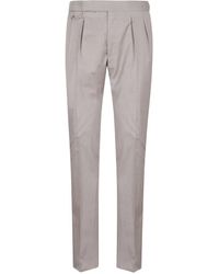Tagliatore - Wool Tapered Trousers - Lyst