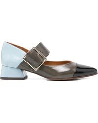 Chie Mihara - Pumps Con Fibbia E Tacco A Blocco 35Mm - Lyst