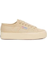 Superga - Platform Lace-Up Sneakers - Lyst