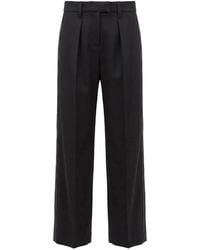 Brunello Cucinelli - Pleated Wool Trousers - Lyst