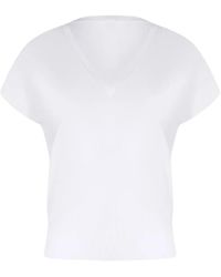 Dondup - T-Shirt Mit V-Ausschnitt - Lyst