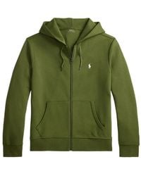 Polo Ralph Lauren - Zip-Up Logo-Embroidered Sweater - Lyst