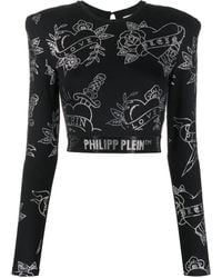 Philipp Plein - ビジュートリム ロングスリーブトップ - Lyst