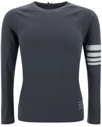 Thom Browne - 4-Bar Stripe Lightweight Compress Top - Lyst