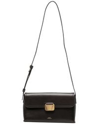 A.P.C. - Small Simone Leather Shoulder Bag - Lyst