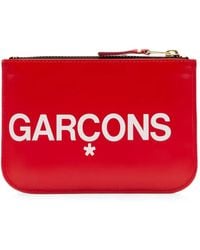 Comme des Garçons - Huge Logo Wallet Pouch - Lyst