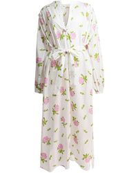 La Maison Talulah - Rose-Print Belted Dress - Lyst