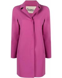 Herno - First Act Single-Breasted Coat - Lyst