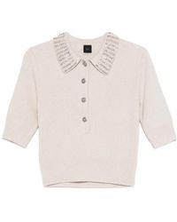 Pinko - Top con cuello de polo - Lyst