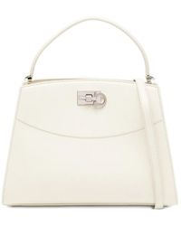 Ferragamo - Top-Handle Tote Bag - Lyst