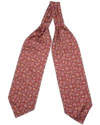 Elizabetta - Sondrio Paisley-Print Silk Cravat - Lyst