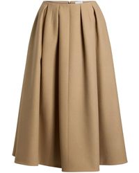 Patou - Jupe Mi-Longue À Design Plissé - Lyst