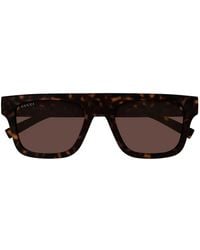 Gucci - Tortoiseshell-Effect Square-Frame Sunglasses - Lyst