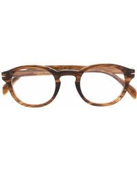 David Beckham - Tortoiseshell-Effect Round-Frame Glasses - Lyst