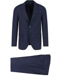 Lardini - Wool single-breasted suit - Lyst