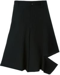 Comme des Garçons - Cut Out Detail Oversized Shorts - Lyst